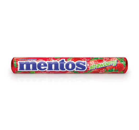 Mentos Chewy Candy Strawberry Flavour 37 g