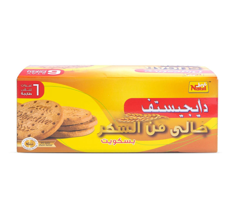 Nabil Digestive Sugar Free Biscuits 250 g