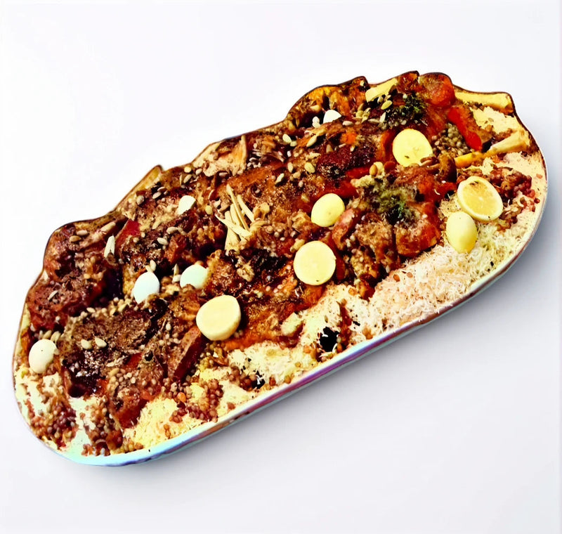 Arabi Naimi sacrifice with saffron-flavored rice Al Lulu Kitchen