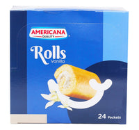 Americana Mini Roll Vanilla Cake 24 x 20 g