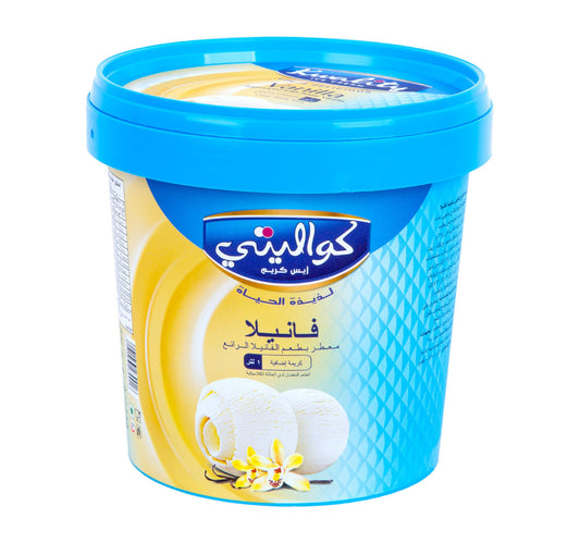 Kwality Vanilla Ice Cream 1 Litre