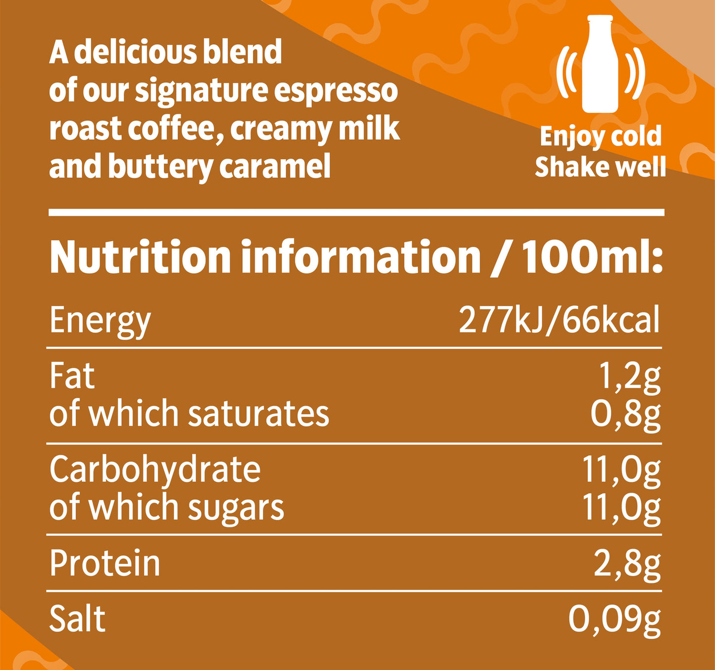 Starbucks Frappuccino Caramel Coffee Drink Bottle 250 ml