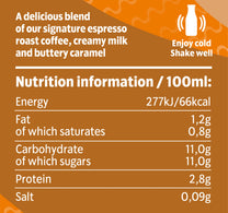 Starbucks Frappuccino Caramel Coffee Drink Bottle 250 ml