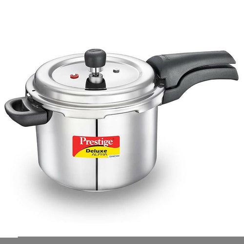 Prestige Stainless Steel Pressure Cooker Deluxe Alpha MPD20251 5.5Ltr