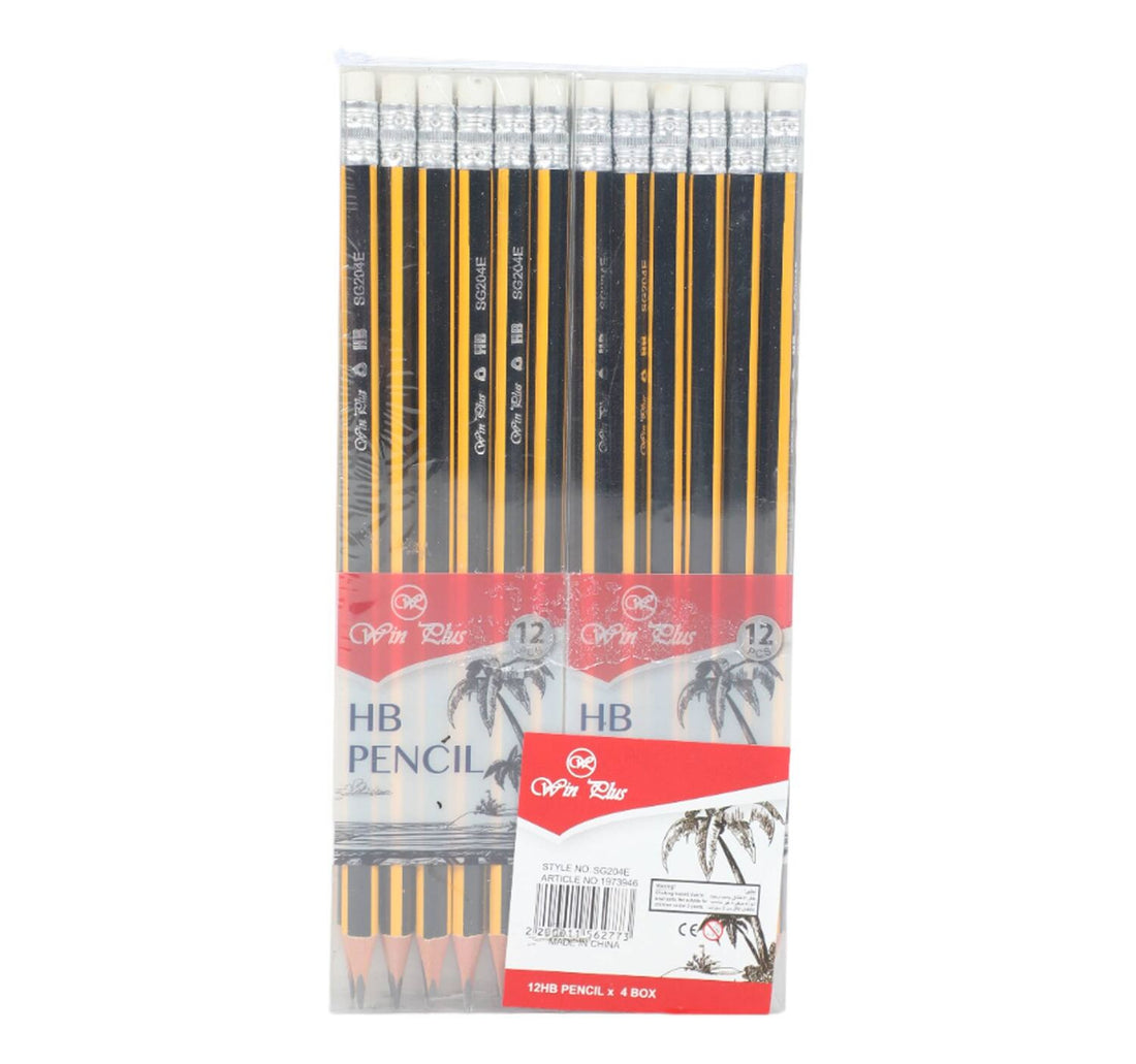 Win Plus HB Pencil SG204E 12x4s