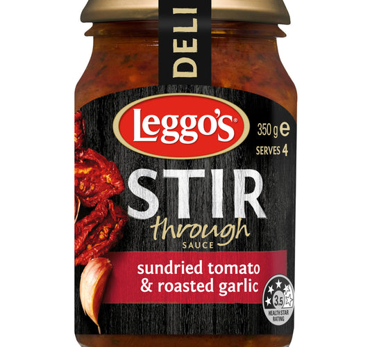 صلصة الطماطم المجففة والثوم المحمص من ليجو 350 جم