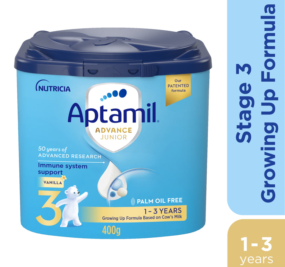 Aptamil Advance Junior Stage 3 Growing Up Formula Vanilla Flavour From 1-3 Years 400 g