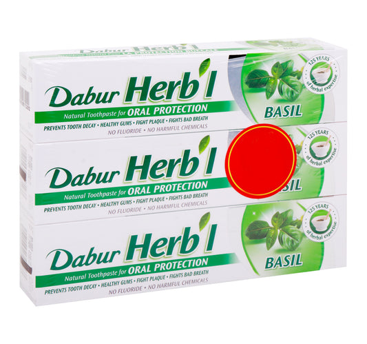 Dabur Herbal Toothpaste Assorted 3 x 150 g