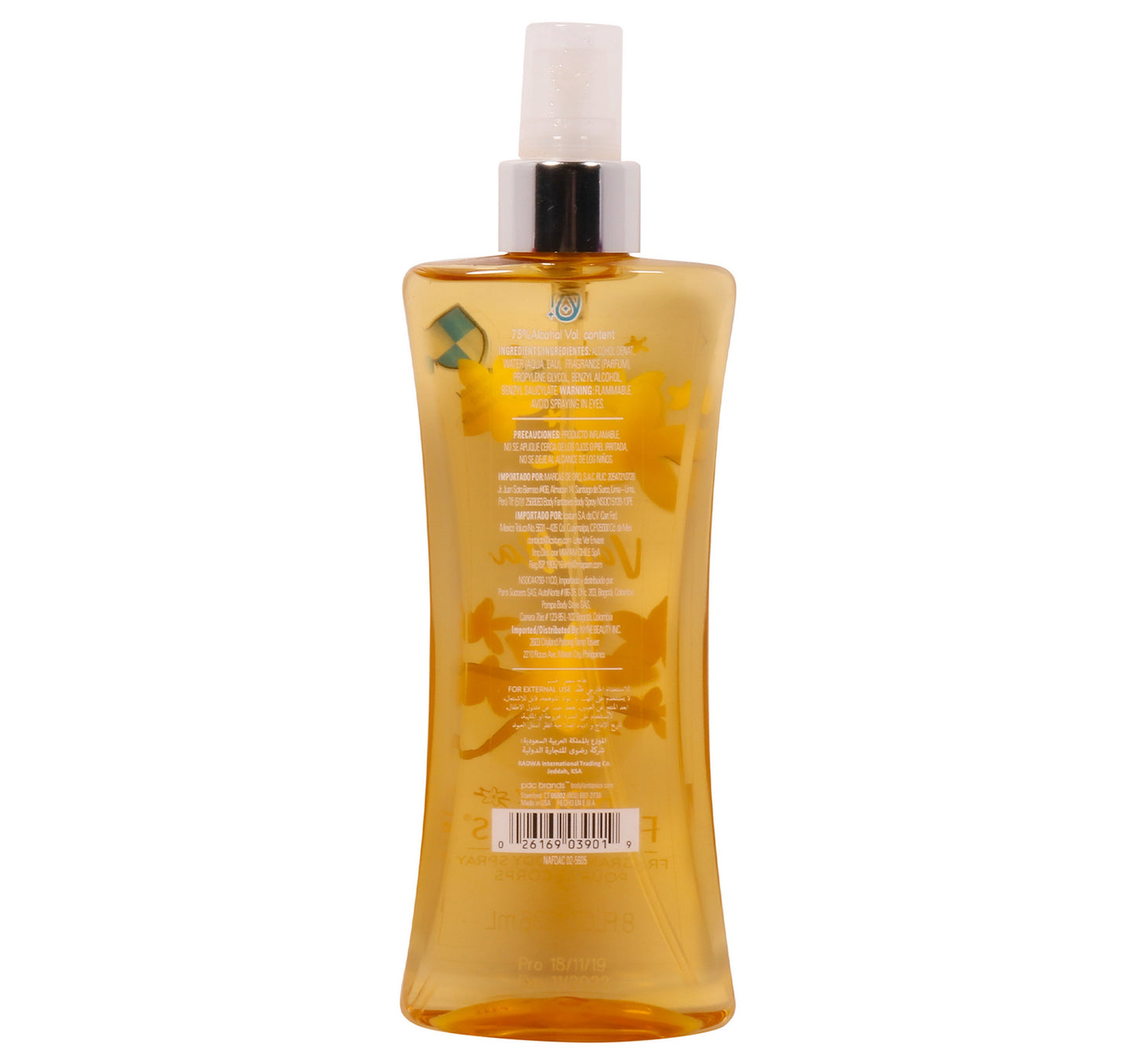Body Fantasies Vanilla Body Spray 236 ml