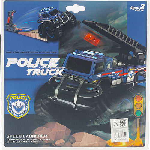 Skid Fusion Police Truck Launcher Set 779-64