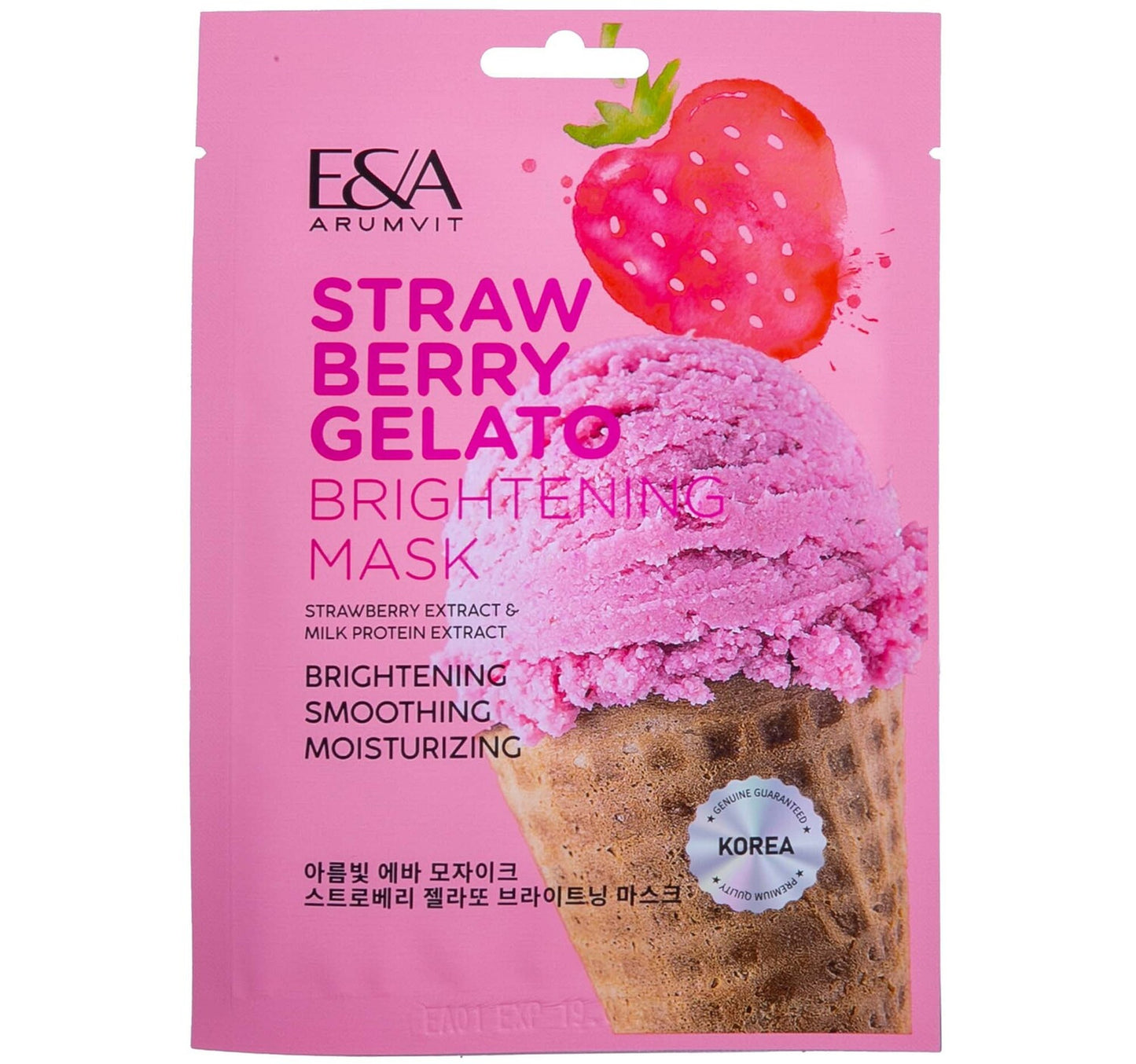 Arumvit Eva Mosaic Strawberry Gelato Brightening Mask, 25 g