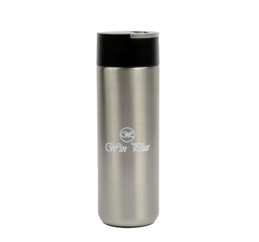 Win Plus Stainless Steel Water Bottle PSC10 600ml Assorted