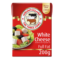 جبنة بيضاء كاملة الدسم من ذا ثري كوز 200 غرام