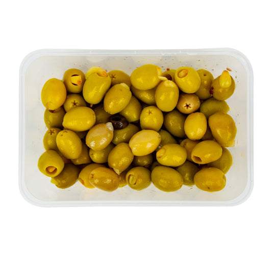Turkish Green Olives/Garlic 300 g