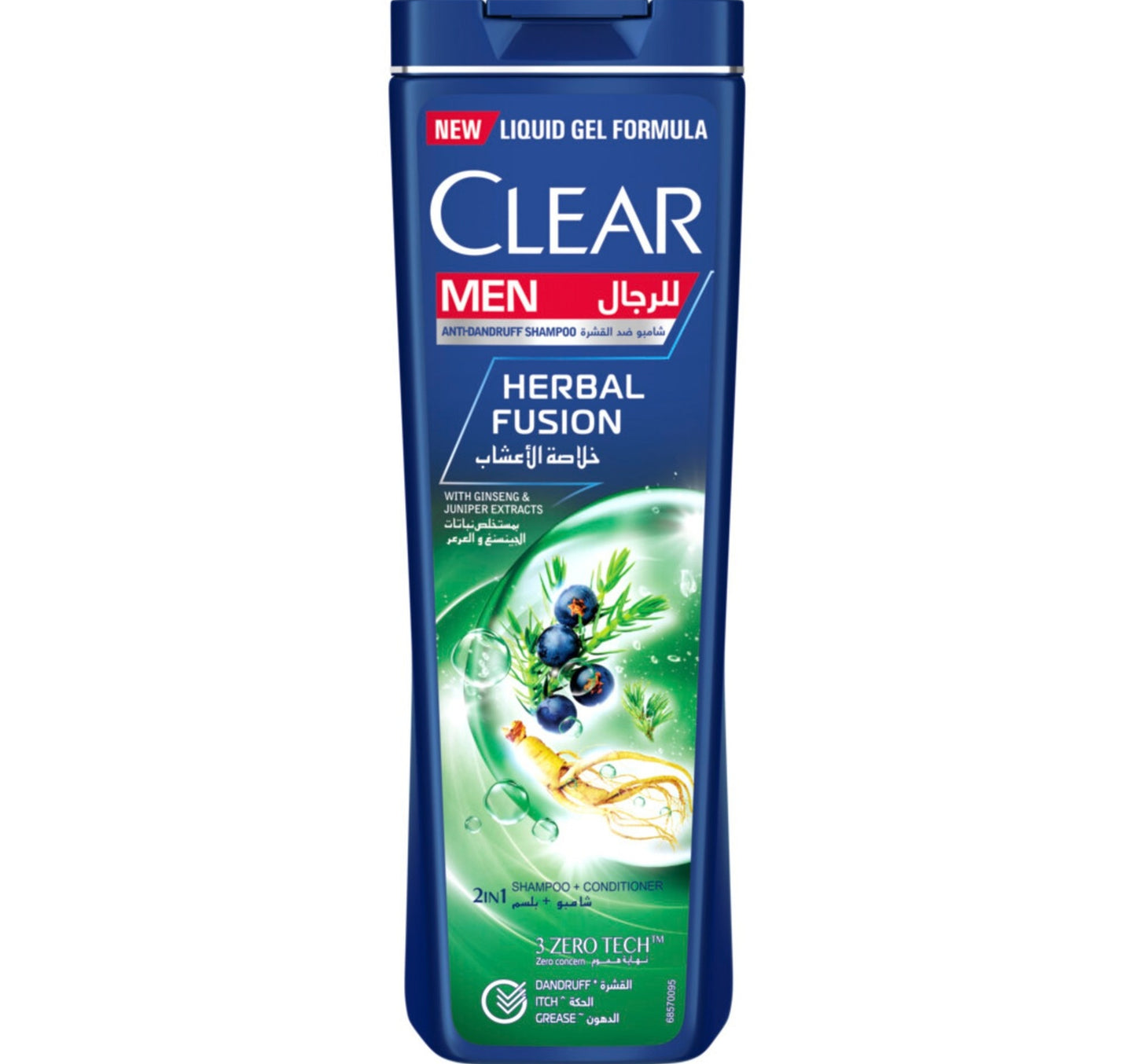 Clear Men Herbal Fusion Anti-Dandruff Shampoo 400 ml