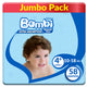 حفاضات أطفال سانيتا بامبي جامبو، مقاس 4+ كبير بلس، 10-18 كجم، 58 قطعة