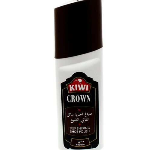Kiwi Crown Self Shining Shoe Polish Brown 75 ml