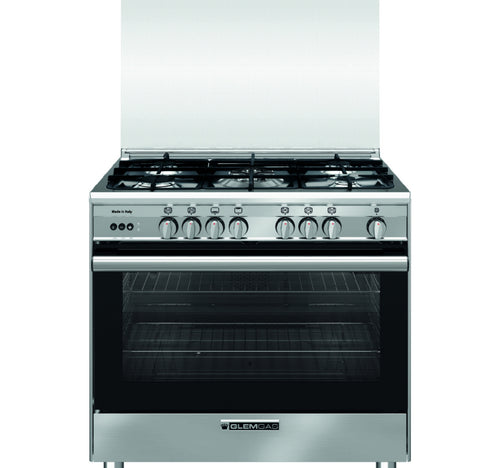 Glem Gas Cooking Range SB9612RIFSCG 90x60cm 5Burner