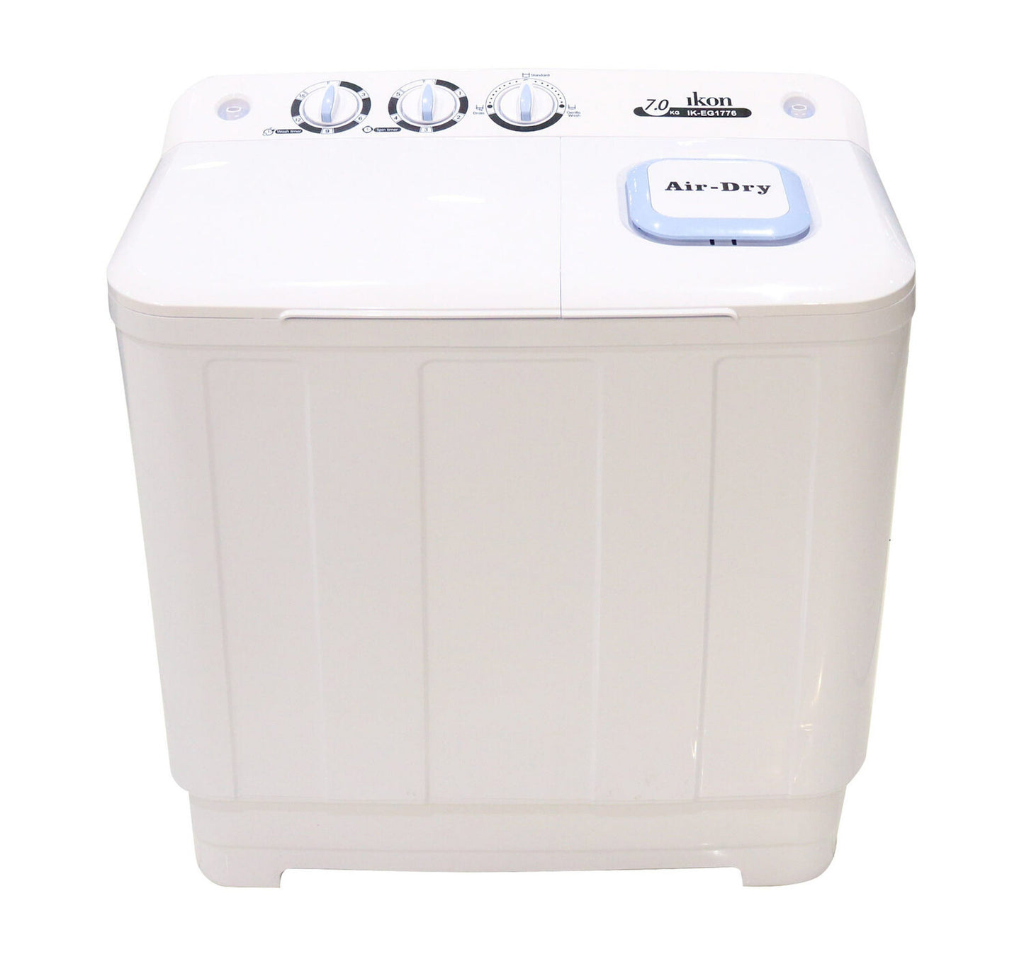 Ikon Twin Tub Top Load Washing Machine IK-EG1776 7KG