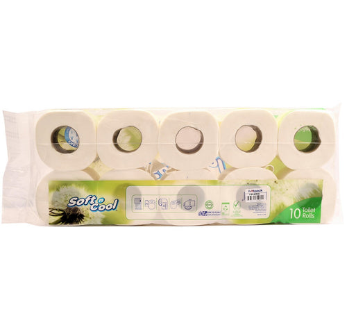 Soft N Cool Toilet Roll 2ply 10 x 400 Sheets