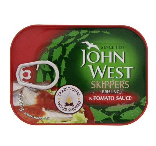 جون ويست سكيبرز في صلصة الطماطم 106 جرام