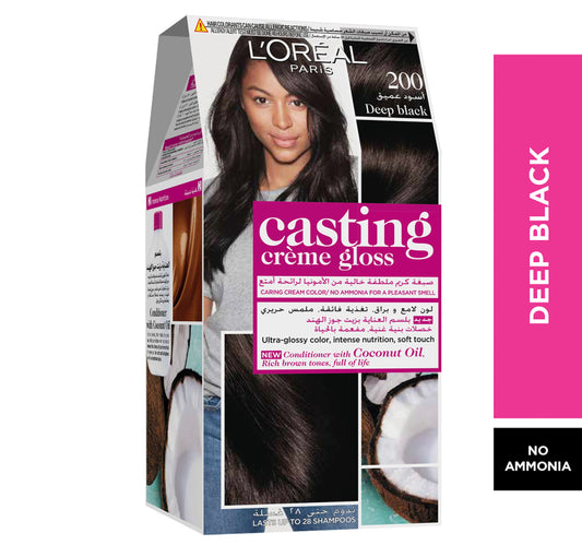 L'Oreal Paris Casting Creme 200 Gloss Deep Black 1 pkt