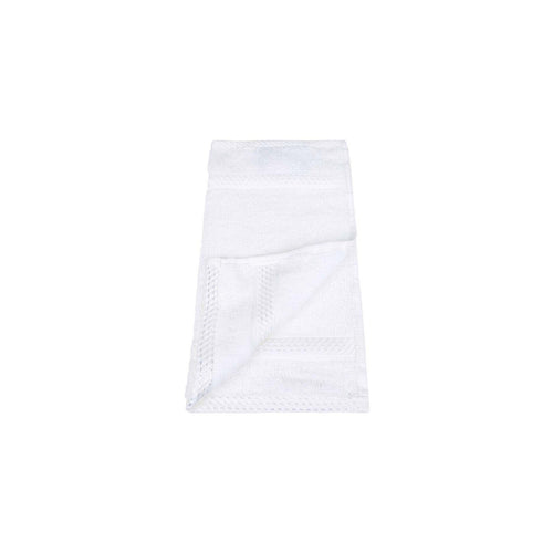 Laura Collection Face Towel, 30 x 30 cm, White