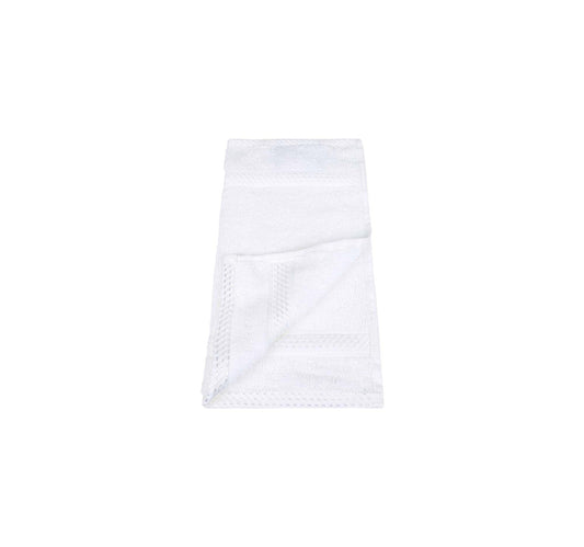Laura Collection Face Towel, 30 x 30 cm, White