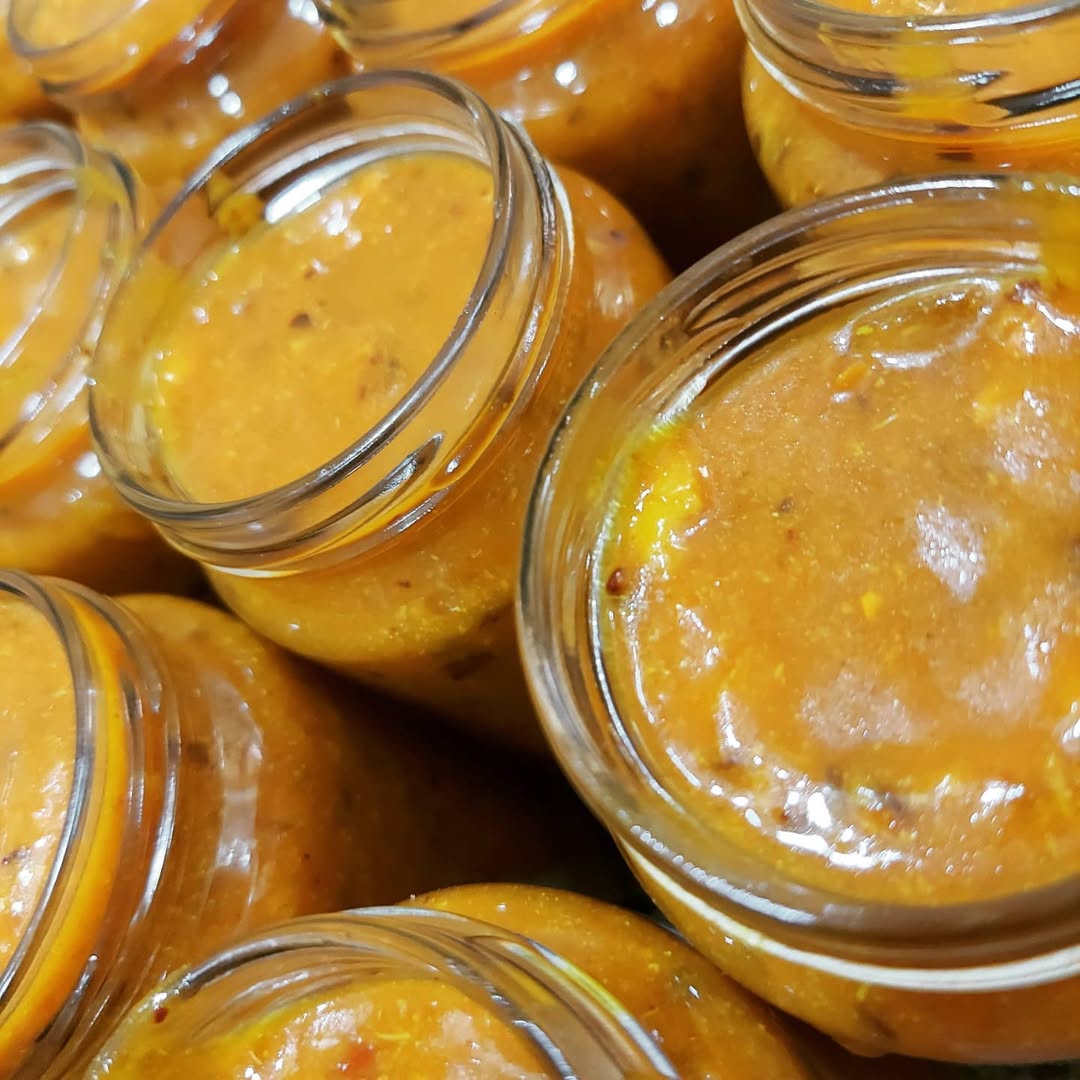 Yellow lemon ajar