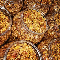 شرائح البصل المجففة المقلية