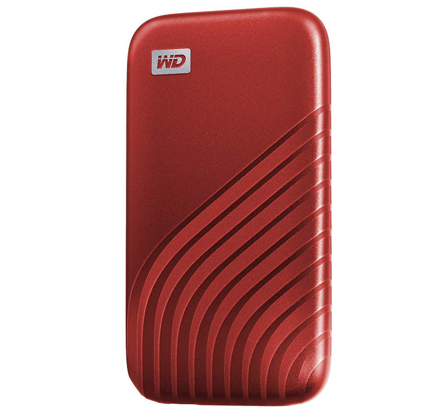 قرص SSD WD My Passport™ سعة 2 تيرابايت باللون الأحمر، سرعة قراءة 1050 ميجابايت/ثانية، سرعة كتابة 1000 ميجابايت/ثانية، متوافق مع أجهزة الكمبيوتر الشخصية وأجهزة ماك