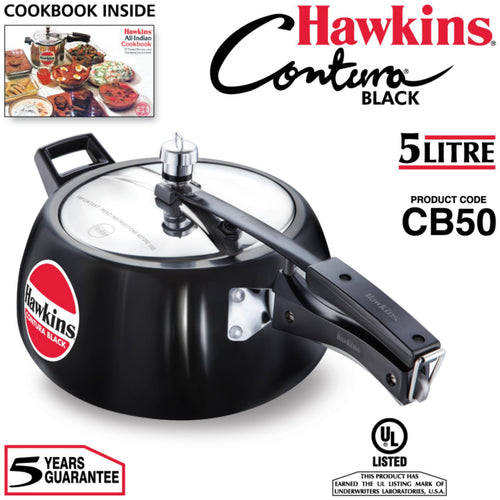 Hawkins Hard Anodised Aluminum Pressure Cooker Contura CB50 5L