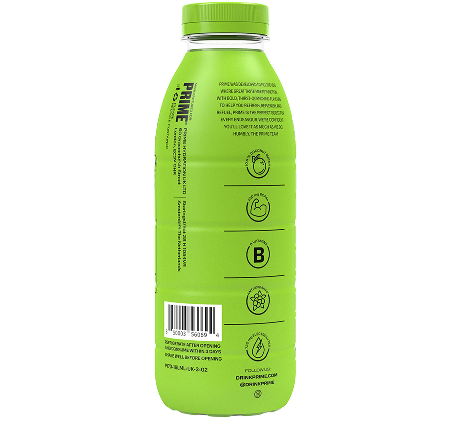Prime Lemon Lime Hydration Drink 500 ml