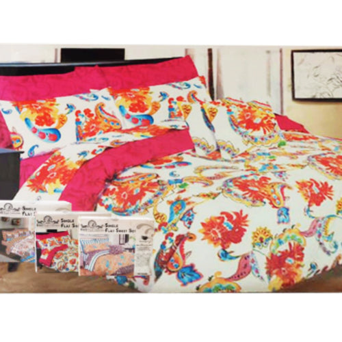 Bravo Bed Sheet Single 2pcs Assorted