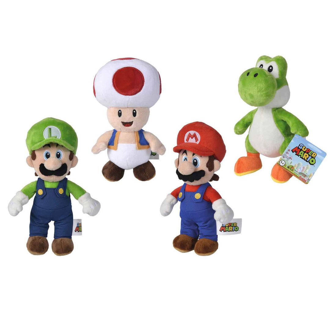 Super Mario Plush Lugi, 1 pc Assorted, 109231009