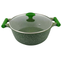 طاجن جرانيت غير لاصق من الألومنيوم المصبوب مع غطاء من بريستيج إسينشالز، ٢٦ سم، أخضر، PR81110