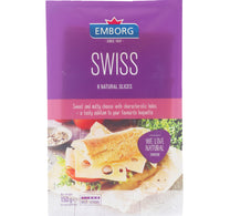 Emborg Swiss Cheese Slices 150 g