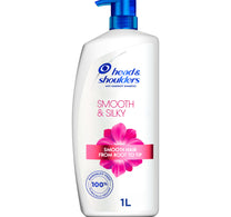 شامبو هيد آند شولدرز المضاد للقشرة ناعم وحريري للشعر الجاف والمجعد سعة 1 لتر