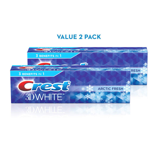 Crest 3D White Arctic Fresh Value Pack 2 x 75 ml