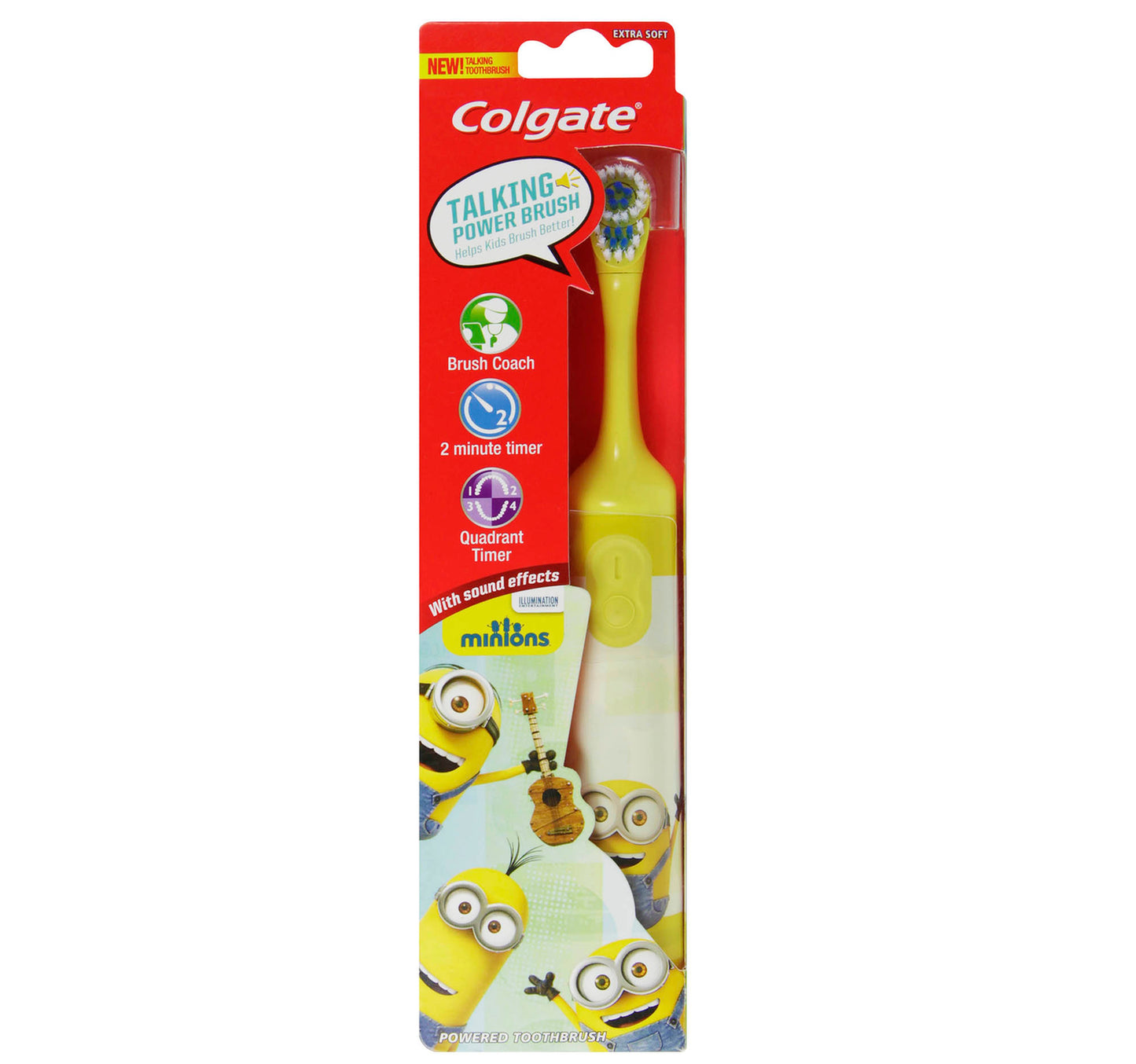 Colgate Kids Extra Soft Powered Toothbrush Minions 1 pc