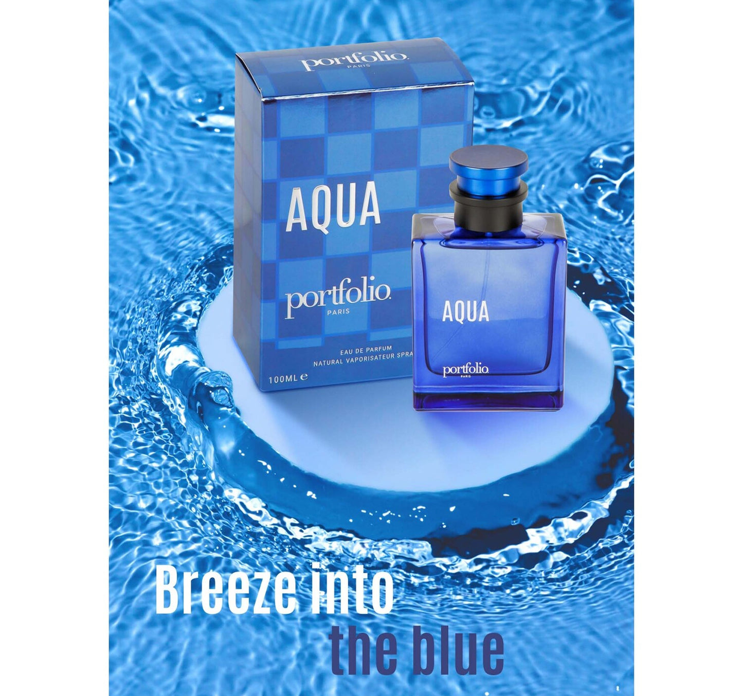 Portfolio Paris Aqua Eau De Parfum For Men 100ml