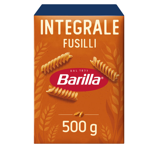 Barilla Whole Wheat Integral Fusilli Pasta 500 g