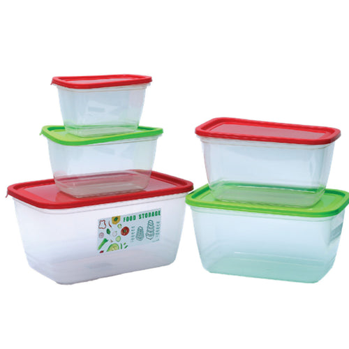 Bee Plastic Rectangular Storage Box, 10 pcs, 770 6-10