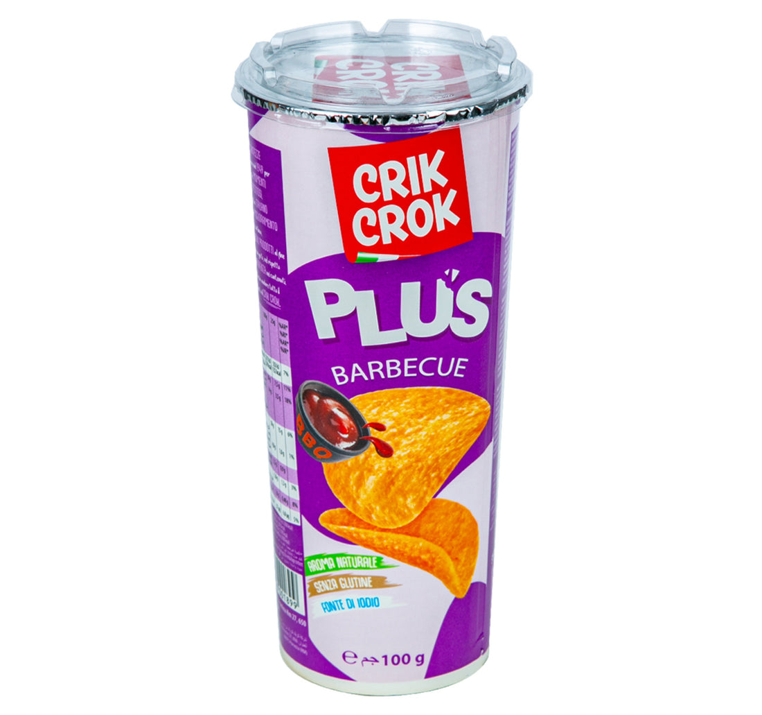 Crik Crok Plus Gluten Free Barbeque Chips 100 g
