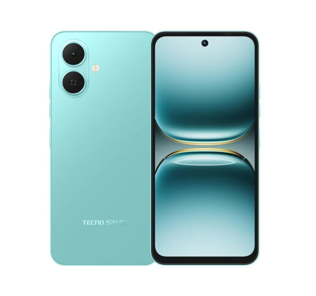 Tecno Spark Go 2 4G Smartphone, 4 GB RAM, 128 GB Storage, Turquoise Green, KM4