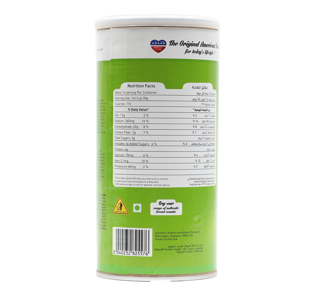 American Kitchen Hot 'N' Spicy Bread Crumbs 425 g