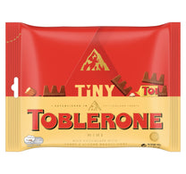 Toblerone Tiny Swiss Milk Chocolate Bars with Honey and Almond Nougat Minis Sharing Pack 168 g