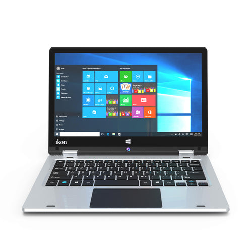 Ikon 11.6 inch Convertible Laptop, 4 GB, 64 GB SSD, Intel HD Graphics, IDEES IK-CNB08, Assorted Colours