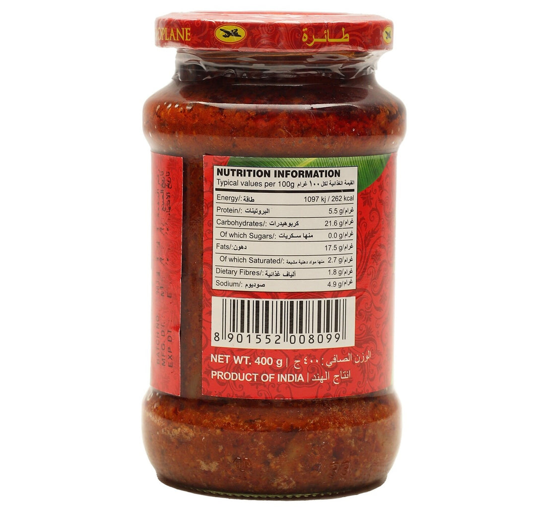 Aeroplane South Indian Garlic Pickle 400 g
