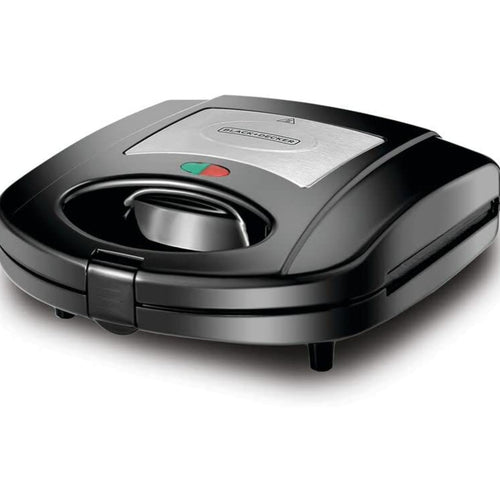 صانعة الساندويتشات 2 في 1 من بلاك + ديكر، 780 واط، أسود، TS2120-B5